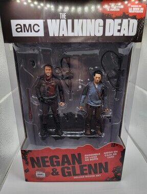 Walking Dead Negan & Glenn Deluxe 2-Pack NEW